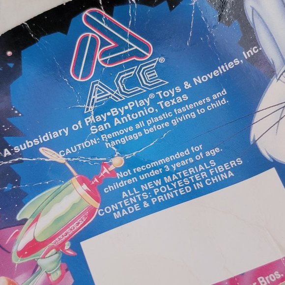 Vintage w Tag 1996 Warner Brothers Space Jam Tweety Bird Tune Squad Plush Toy - Picture 12 of 16